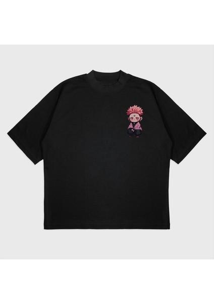 Oversize 'chibi Sukuna' Baskılı T-Shırt fırsatları