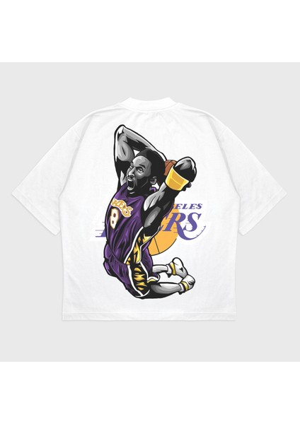 Oversize 'kobe 8' Baskılı T-Shırt modelleri