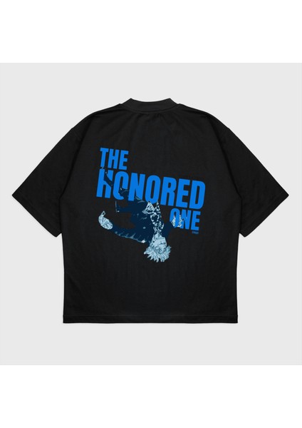 Oversize 'gojo Satoru' Baskılı T-Shırt modelleri