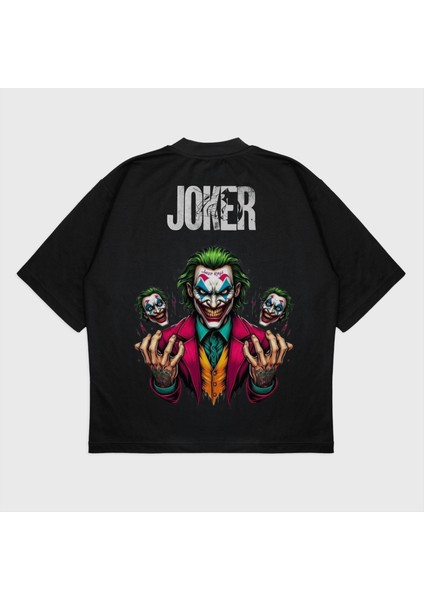 Oversize 'joker' Baskılı T-Shırt