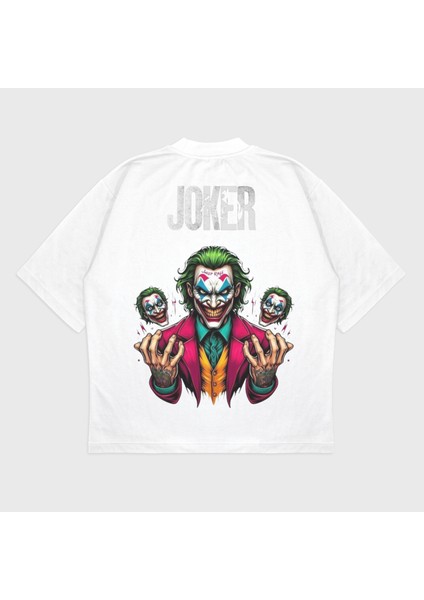 Oversize 'joker' Baskılı T-Shırt modelleri