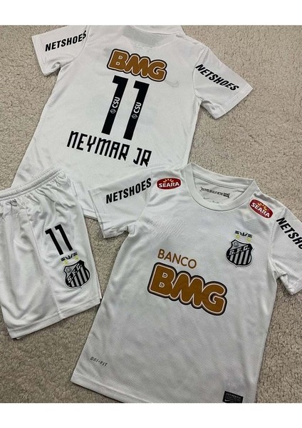 Neymar Jr 11 Santos 2024-25 Yeni Sezon Çocuk Futbol Forması Çorap Hediye