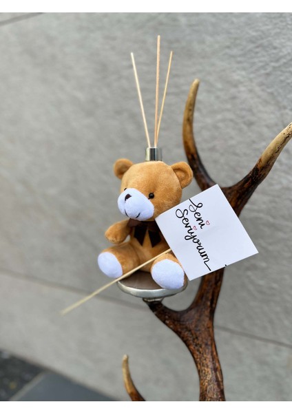 Oda Kokusu Vanilya Aromalı Kahve Peluş Ayıcık Içerisinde, Özür Dilerim Kartlı 15 ml Kalıcı Koku Ferahlık fiyatları