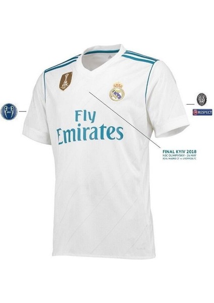Ronaldo Beyaz 2018 Real.madrid. Çocuk Forma Takımı 4 Parça modelleri