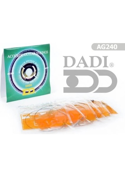 Gitar Aksesuar Akustik Teli Dadi AG240