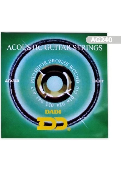 Gitar Aksesuar Akustik Teli Dadi AG240 modelleri