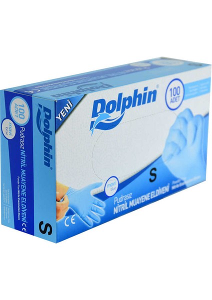 OEM Pudrasız Mavi Nitril Eldiven Küçük Boy (S) 100 Lü Paket