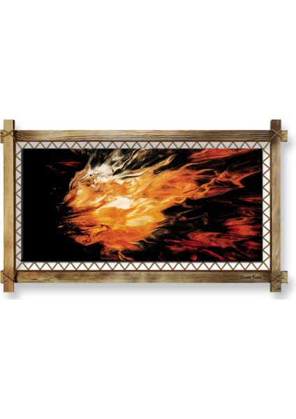 Rustik,ledli Kanvas Tablo Soyut B fiyatları