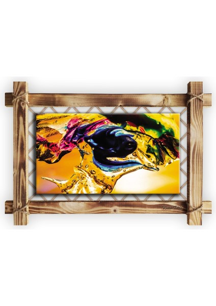 Rustik,ledli Kanvas Tablo Soyut Modern fiyatları