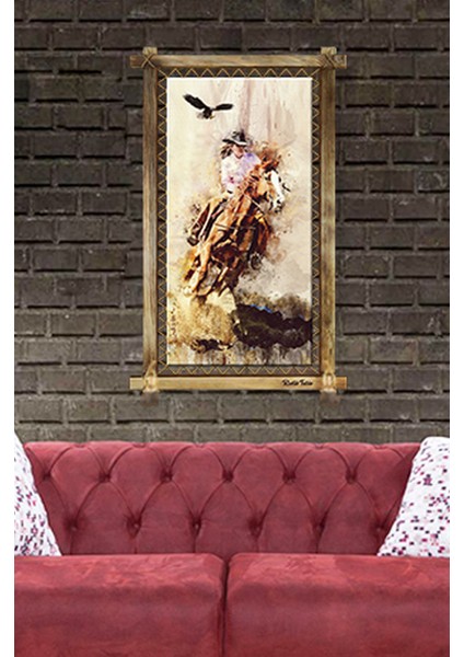 Rustik,ledli Kanvas Tablo Rustik Ampullu Işıklı fiyatları