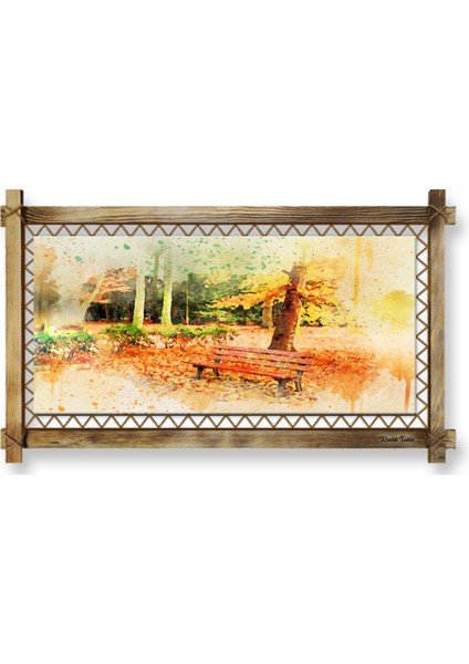 Rustik,ledli Kanvas Tablo Bank B fiyatları