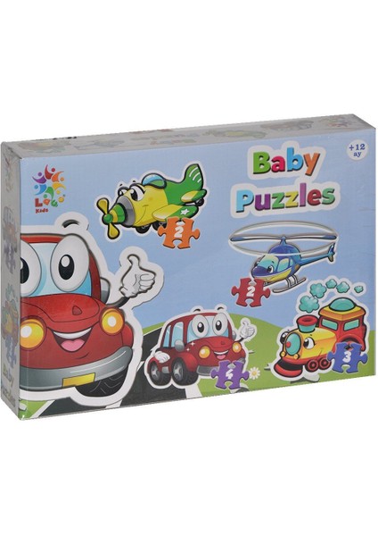LCBYB003 Baby Puzzle Taşıtlar