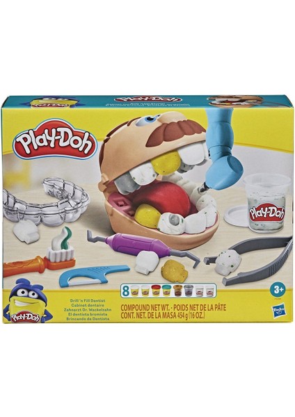 F1259 Play-Doh Dişçi Seti +3 Yaş