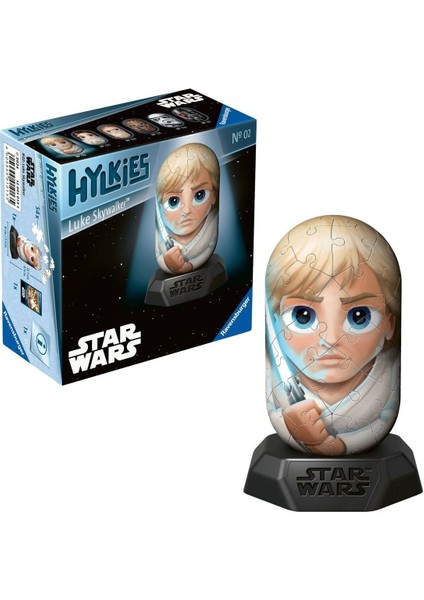 010135 Hylkies Star Wars - Luke Skywalker 54 Parça Puzzle - No:02 - Ravensburger