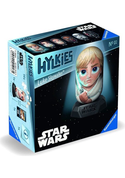 010135 Hylkies Star Wars - Luke Skywalker 54 Parça Puzzle - No:02 - Ravensburger