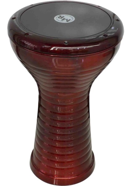 Döküm Darbuka Desenli Bordo Dddwrd