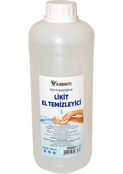 Likit El Temizleyici Bio Impressive 1000 ml fiyatları