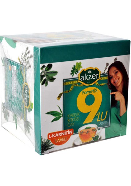 9lu Form Bitkisel Çay 60 Süzen Poşet