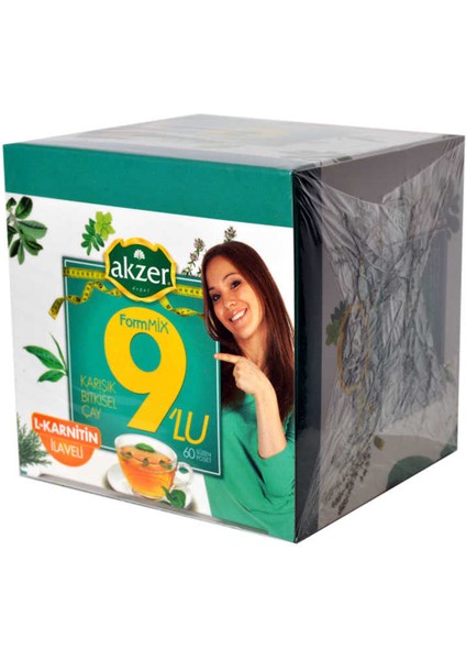 9lu Form Bitkisel Çay 60 Süzen Poşet modelleri