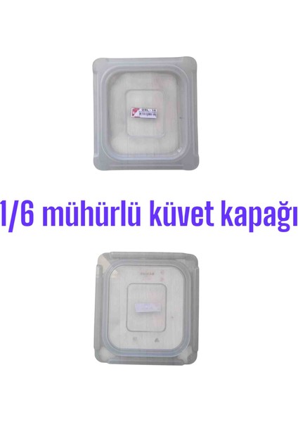 1 Adet 1/6 Mühürlü,sızdırmaz Küvet Kapağı ( Hem Polikarbon Hemde Polipropilen Küvetlerle Uyumludur)