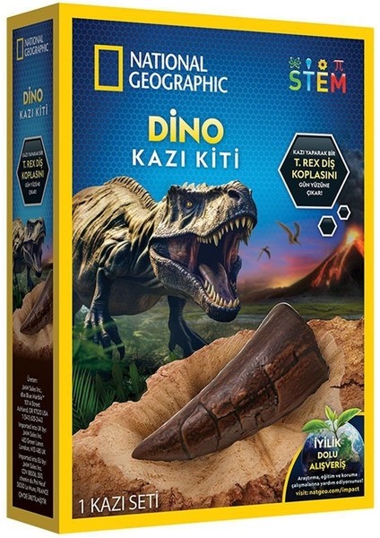 NAT06002 National Geographic Dino Kazı Kiti - Rtngdıno2 +8 Yaş