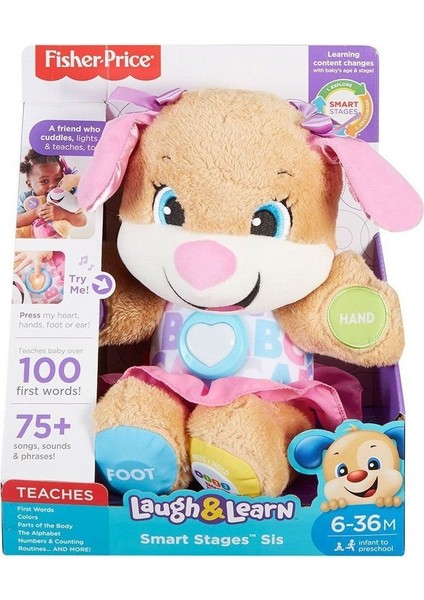 FPP83 Fisher-Price® Yaşa Göre Gelişim Eğtici Köpekçiğin Kız Kardeşi / Türkçe / Eğlen ve Öğre