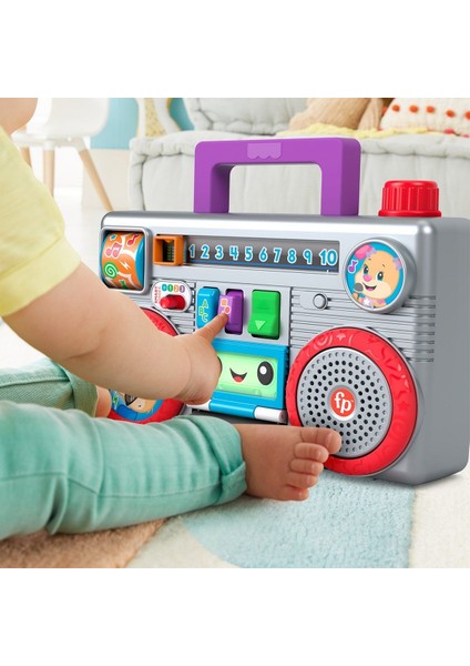 GYC04 Fisher-Price® Eğlenceli Müzik Kutusu, Türkçe-Ingilizce / +6 Ay