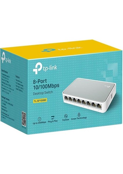 Tp-Lınk TL-SF1008D 8 Port 10/100 Mbps Swıtch indirimleri