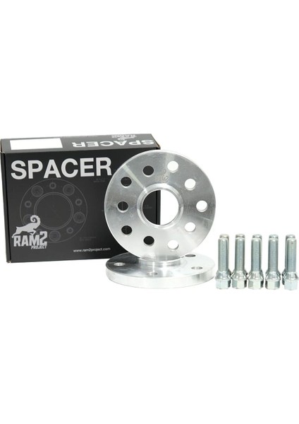 Ram2 Project 4X100 60,1 15MM Silver Spacer