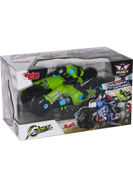 Angel Of Life HB-MK10A01-02 Kumandalı Şarjlı Motorsiklet Fancy Stunt 1:10 -Vardem Oyuncak