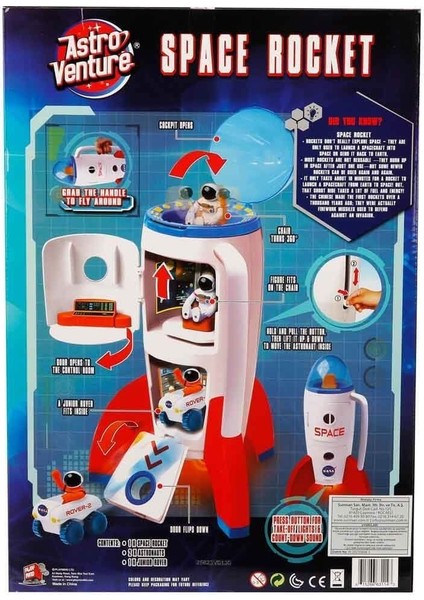 106114 Astro Venture Sesli ve Işıklı Uzay Roketi -Sunman