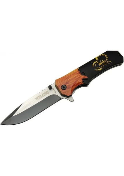 Akrepli Çakı 21,5 cm Yarı Otomatik , Kemerlikli