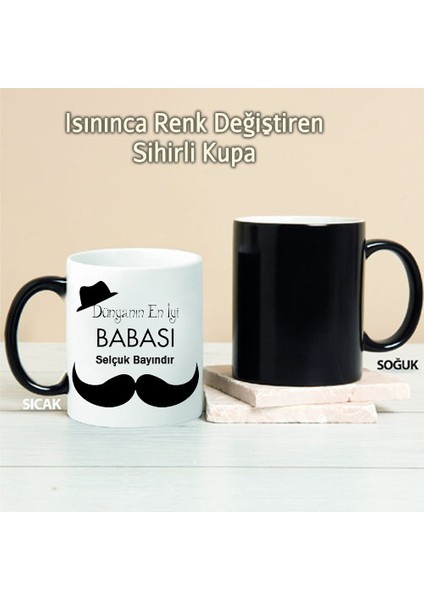 Dünyanın En Iyi Babası Kişiye Özel Sihirli Kupa PI30