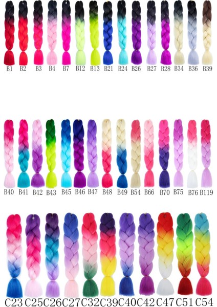 Afrika Örgüsü Ombreli Sentetik Saç 100 gr Siyah - Turkuaz fırsatları