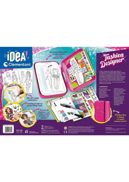 18776 Clementoni Idea Moda Tasarımcısı +7 Yaş