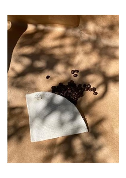 Ladies Yeniden Kullanılabilir Kumaş Kahve Filtresi (V60)