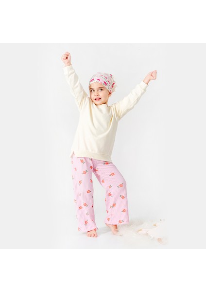 Çiçek Desenli Kız Çocuk Takımı fiyatları
