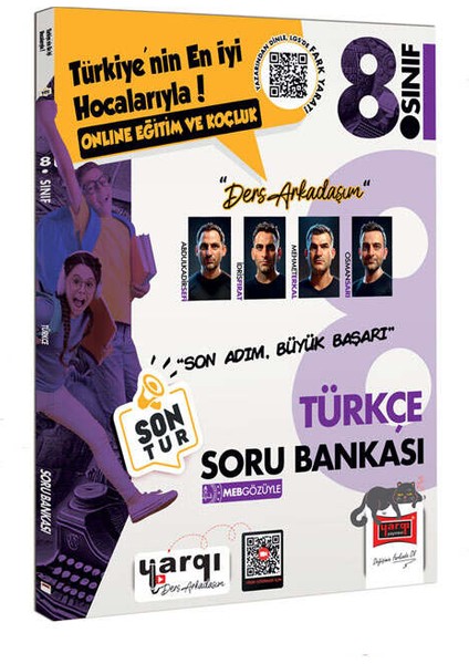 Yargı Ders Arkadaşım Lgs Son Tur Soru Bankası Seti – ‘’1000 Soru’’ - 4 Kitap 4 Ders