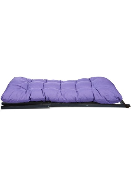 Minderli - Timsy Şezlong Seti Katlanır Set - 1 Şezlong 1 Sehpa
