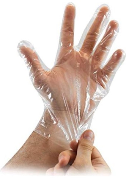 Şeffaf Eldiven 1 Paket (100 Adet)