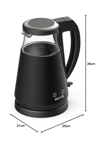 SH90W 1,7lt Dijital Isı Ayarlı Cam Kettle & Su Isıtıcı