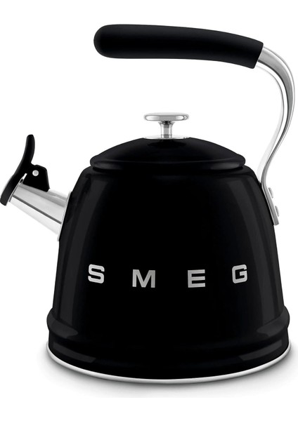 50's Style Siyah Set Üstü Düdüklü Kettle 2.3 Lt