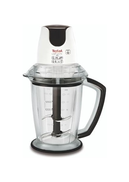 MB470B Masterchop Powelix Maxi 4 Bıçaklı Rondo ve Doğrayıcı, 1.5 L Hazne, 500 W, Beyaz - 1500637071