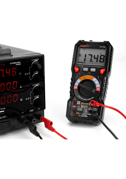 OEM P1036 5 Renkli 1 Metre 1000V - 19A Multımetre Test Uçları Kablo Kiti
