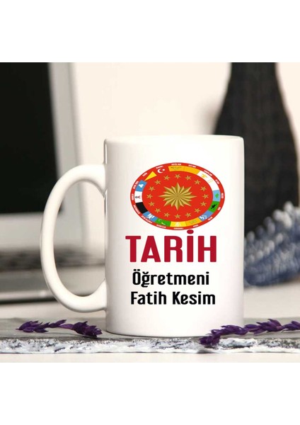 Tarih Öğretmenine Özel Öğretmenler Günü Hediyesi Kişiye Özel Kupa Bardak