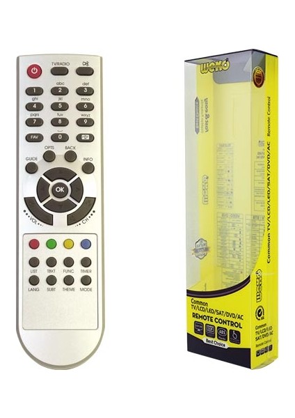 OEM Weko Kr Beko Arçelik BS-900 Dıgıturk Zap Uydu Kumanda (YKD187R)