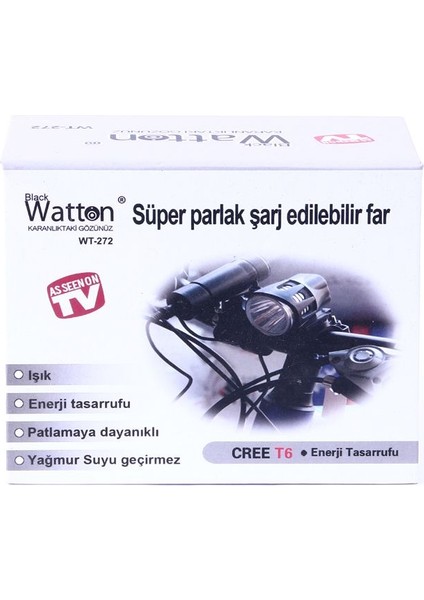 Blackwatton WT-272-PROFESYONEL Bisiklet Lambası modelleri