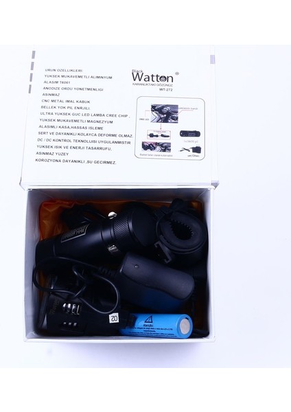 Blackwatton WT-272-PROFESYONEL Bisiklet Lambası fırsatları