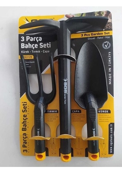 Sgs 3120 Plastik Bahçe Seti 3 Parça