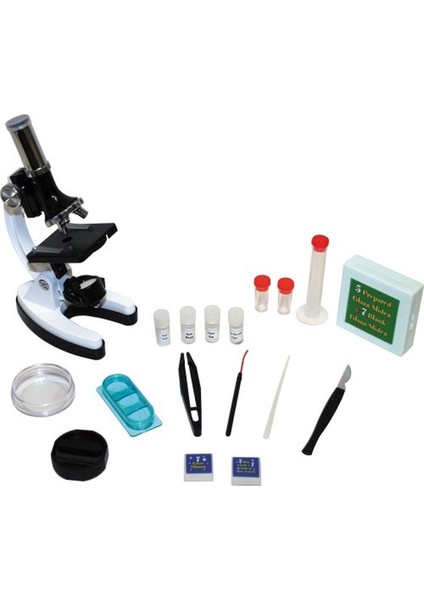 Nikula Mikroskop Taşınabilir Set 28 Parça Eğitim Mikroskop Kiti 300x 600x Ve 1200x Çocuklara fırsatları